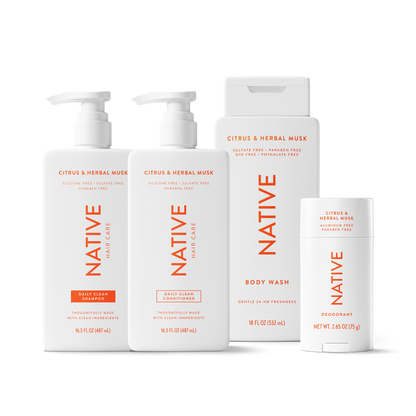 Daily Essentials Set - Citrus & Herbal Musk